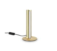 Lampada Da Tavolo Dorica LED 8W Luce Calda Ottone Dimmerabile Ideal Lux