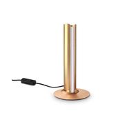 Lampada da Tavolo Dorica LED 8W Luce Calda Rame Ideal Lux