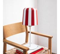 Lampada da Tavolo Dyberg Larsen Gry Rosso Scuro/ Bianco