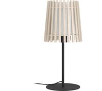 Lampada Da Tavolo Contemporanea Fattoria Acciaio Nero 1 Luce E27