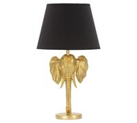 Lampada da Tavolo Elefante Ø 32x59 cm in Poliresina e Ferro