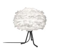 Lampada da Tavolo Eos Base A Treppiede Mini Bianco con Gambe Nero