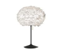 Lampada da Tavolo Eos Media Bianco con Base Nero con USB
