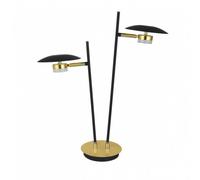 Lampada da tavolo Fabrilamp Ciudad Del Cabo 2 luci 12W 4000K nero oro