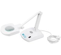 Lampada da Tavolo Fervi 0661 Professionale con Lente Ingrandimento 2X Snodata CE onforme]