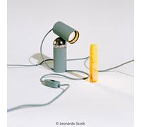 Lampada da tavolo FLOS Bilboquet, verde, orientabile, LED GU10 Flos