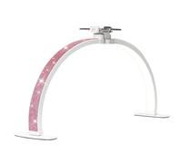 Lampada da tavolo for unghie Half Moon Light 35 W a forma di U, 364 LED, luce riempimento con supporto for telefono, lampada pieghevole for manicure(Pink)