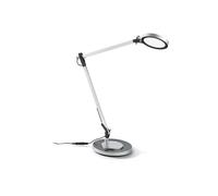 Lampada Da Scrivania Moderna Futura Alluminio-Plastiche Cromo Led 12,5W 4000K