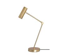 Lampada da Tavolo Globen Lighting Hubble Read in Ottone Spazzolato