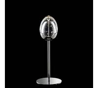 Lampada da tavolo GOLDEN EGG, Cromo, LED 4.8W, 3000K, 280 lumen , dia.13xh33cm