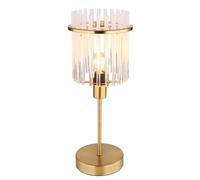 Lampada da tavolo Gorley Ø 15 x 37,5 cm metallo oro satinato Ottone opaco