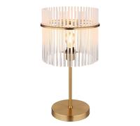 Lampada da tavolo Gorley H 54,5 cm oro satinato Opale bianco