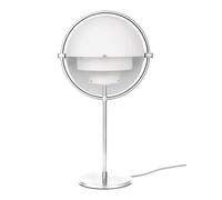 Gubi Multi-Lite Lampada da tavolo, cromo/bianco