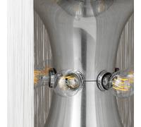 Lampada da tavolo Gubi modello 597, alluminio, color crema, altezza 45 cm GUBI