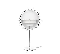 Gubi Multi-Lite Lampada da tavolo, cromo/bianco