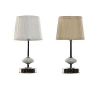 Lampada da tavolo Home ESPRIT Bianco Beige Metallo Porcellana 20 W 220 V 17,5