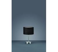 Lampada da tavolo HOTEL acciaio 501100102 paralume nero h32cm