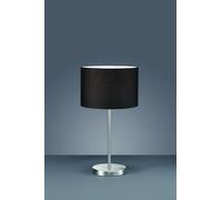 Lampada da tavolo HOTEL acciaio 511100102 paralume nero h55cm