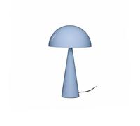 Lampada da tavolo HÜBSCH Mush, blu ghiaccio, metallo, altezza 50 cm Hübsch