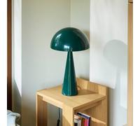 Lampada da tavolo HÜBSCH Mush, verde scuro, metallo, altezza 50 cm Hübsch