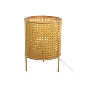 Lampada Da Tavolo In Bambù E Rattan 28 Cm