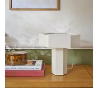 Lampada da tavolo in ceramica, Acia Beige TU