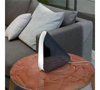 Lampada da tavolo in cristallo acrilico SHELL Media 35x8xhh35 cm Lampada E14 40 W con filo plexiglas finitura Blu blu