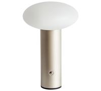 Lampada da tavolo in ferro con luce LED senza fili oro Buayan