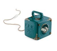 Lampada da tavolo in Metallo anticato Cavoin cotone rivestito Dimensione 18x15,5 xh 20 cm 1 x max 77W E27 peso 2,25 kg colore Verde vintage