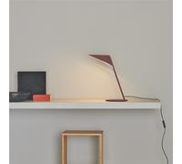 Lampada da Tavolo in Metallo GONG WORK Diametro 23x h 40 cm 1 lampadina LED 5W G9 colore COGNAC cognac