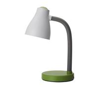 Lampada da tavolo in plastica colore verde Perenz