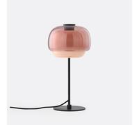 Lampada da tavolo in vetro colorato, KINOKO Rosa TU