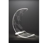Lampada da tavolo iPLEX - Mini Mun mezza luna in plexiglass trasparente Nodi