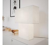 Lampada da tavolo iSquare di By Rydéns, bianca, altezza 50 cm By Rydéns