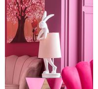 KARE Lampada da tavolo Animal Rabbit Bianco/Rosa