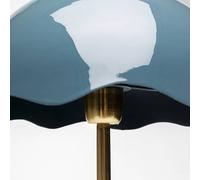 Lampada da tavolo KARE Lia, blu, acciaio/marmo, altezza 50 cm Kare