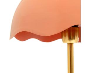 Lampada da tavolo KARE Lia, rosa, acciaio/marmo, altezza 50 cm Kare