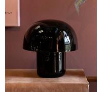 Lampada da tavolo KARE Mushroom, nera, metallo, 20 cm, E14 Kare