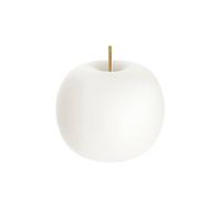 Lampada da tavolo kdln Kushi, ottone/bianco, Ø 33 cm, vetro kdln