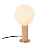 Lampada Da Tavolo Knuckle Quercia M. Lampadina Sfera IV