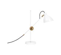 Lampada da Tavolo Konsthantverk KH#1 - Ottone e Bianco