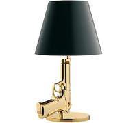 Lampada da Tavolo, Lampada da comodino retrò semplice Lampada da scrivania creativa con pistola placcata pistola E27 Lanterna da scrivania in metallo industriale for soggiorno Ristorante Hotel ( Color