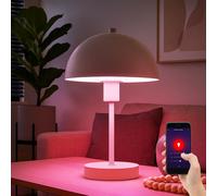 Lampada Da Tavolo Lampada Da Lettura Funghi Nera Con Cambio Colore Smart RGB LED [EEK: G]