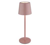 Lampada da tavolo Lampada da tavolo per esterni rosa LED touch dimmer batteria ricaricabile lampada da giardino dimmerabile USB, bianco caldo-bianco freddo, DxH 8,5x28 cm