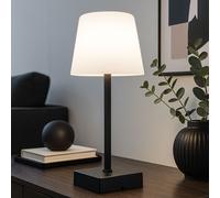 Lampada da Tavolo Lampada Letto Batteria Nero Cct USB Toccare Dimmerabile LED [EEK: Inaditato]