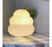 Lampada da tavolo lanterna di carta Lampada da tavolo decorativa Illuminazione da tavolo pieghevole giapponese Origami Lampada da comodino Luce d'atmosfera per camera da letto, soggiorno