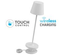 Lampada da tavolo Led 2W touch dimmer base ricarica wireless IP54 V-TAC VT-7522