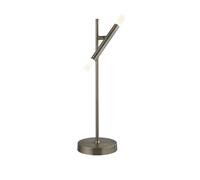 Lampada Da Tavolo LED 48,5 Cm Nichel 2700 K 117Lm Metallo Retro Regolabile [EEK: G]