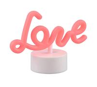Lampada da tavolo LED Amor 19x14x8 cm Bianco