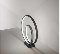 Lampada da tavolo LED design metallo nero PERENZ 6621 N LC
